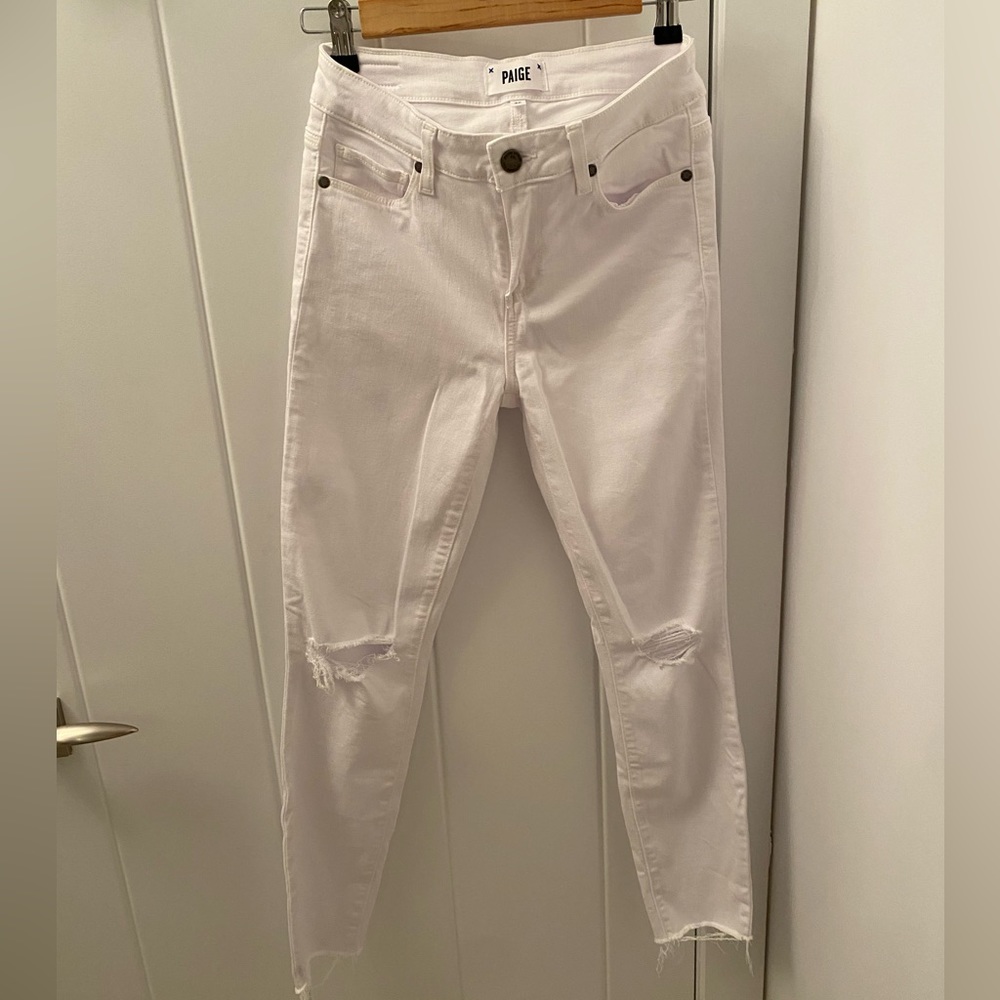 Paige White Skinny Jeans